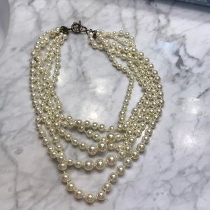 Jcrew pearl layered necklace